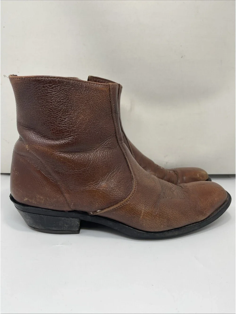 Laredo 5724 Men's Size 13 D Brown Leather Cowboy Western Boots Made In USA
